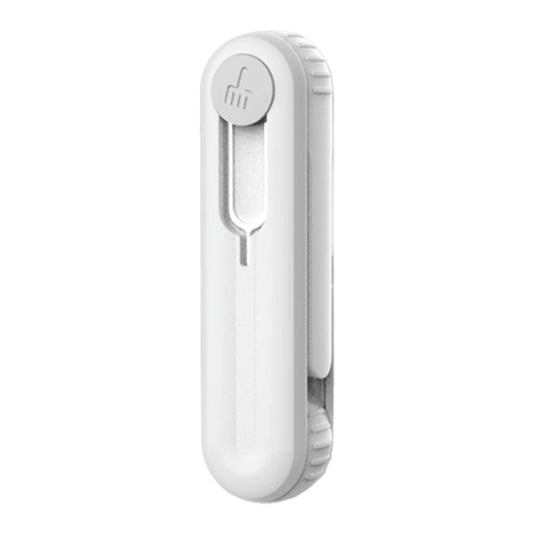 Brosse de nettoyage multifonction pour écouteurs Bluetooth, outil de dépoussiérage pour téléphone, bleu ciel, gris